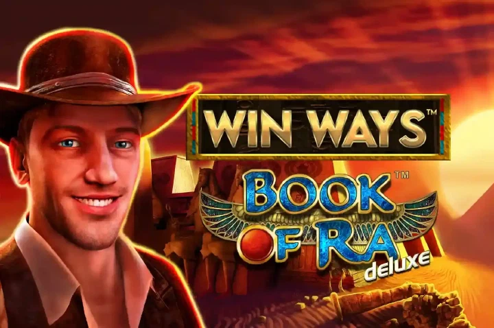 Book of Ra Spielkarte als Symbol für Online Slots